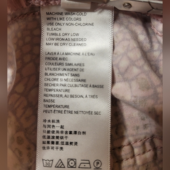 by Anthropologie Orana Snake Print Drawstring Pants sz L OB1016701 - Picture 7 of 13